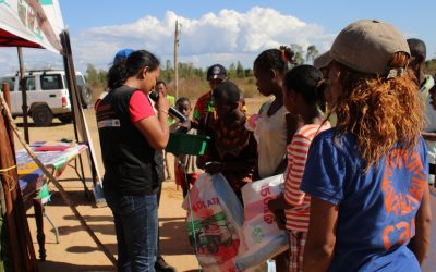 Les Equipes Locales de Secours fièrement présentées lors des sensibilisations communautaires.